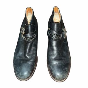 Ariat Jessie 16001 Black Deertan Leather Ankle Boots